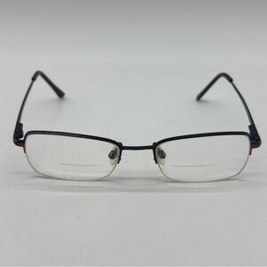 ELLE Eyeglasses EL18592 Color BK 48-18-135mm Half-Rim FRAMES ONLY